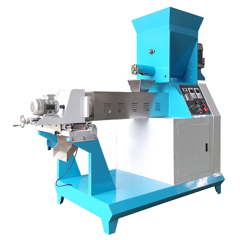 37-160kw Linea di produzione di mangimi per pesci galleggianti di potenza principale con 2 Capacità 1-2 t/h