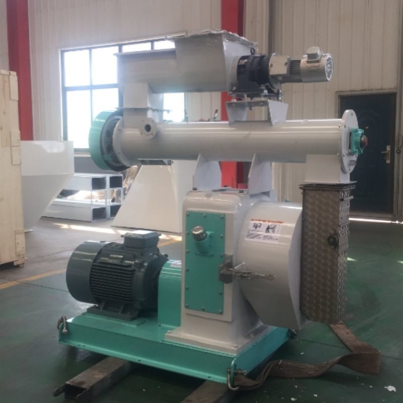 1-1.5 T/H Produttore di pellet per mangimi Ring Die Granulatore orizzontale nelle fabbriche di mangimi allevamenti e allevamenti
