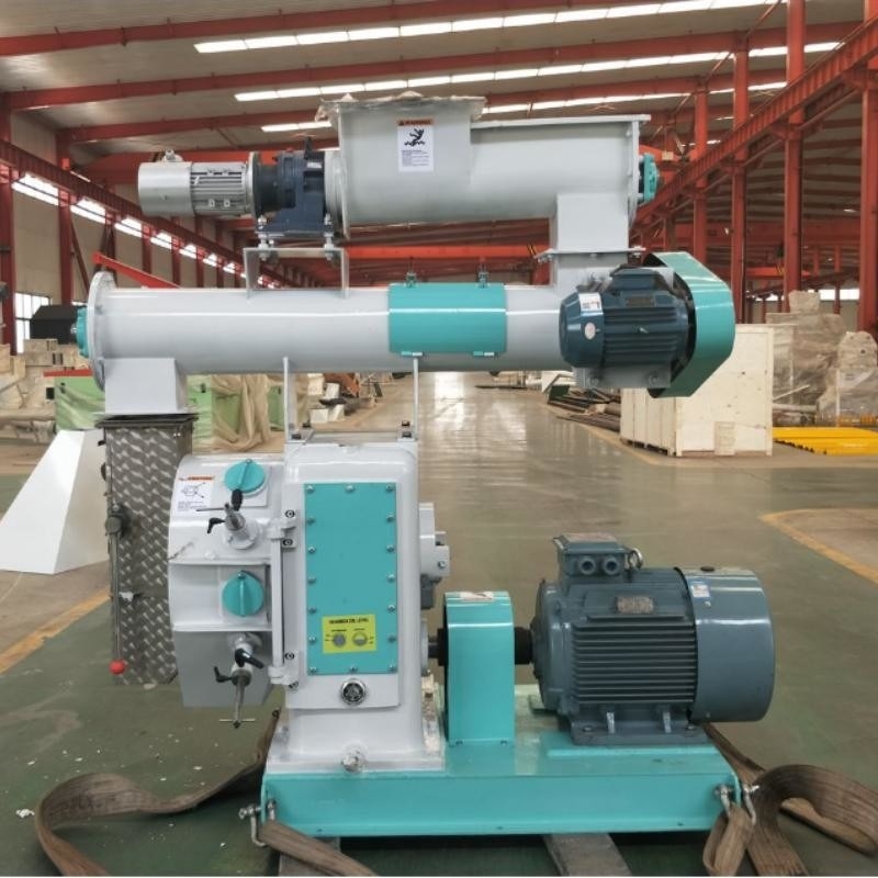1-1.5 T/H Produttore di pellet per mangimi Ring Die Granulatore orizzontale nelle fabbriche di mangimi allevamenti e allevamenti