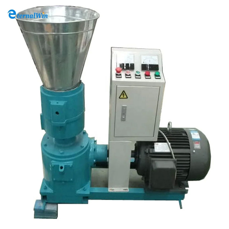 Voltaggio personalizzato 380V / 50HZ / 3Fase Pellet Mill Machine per pellet di legno 4-12mm