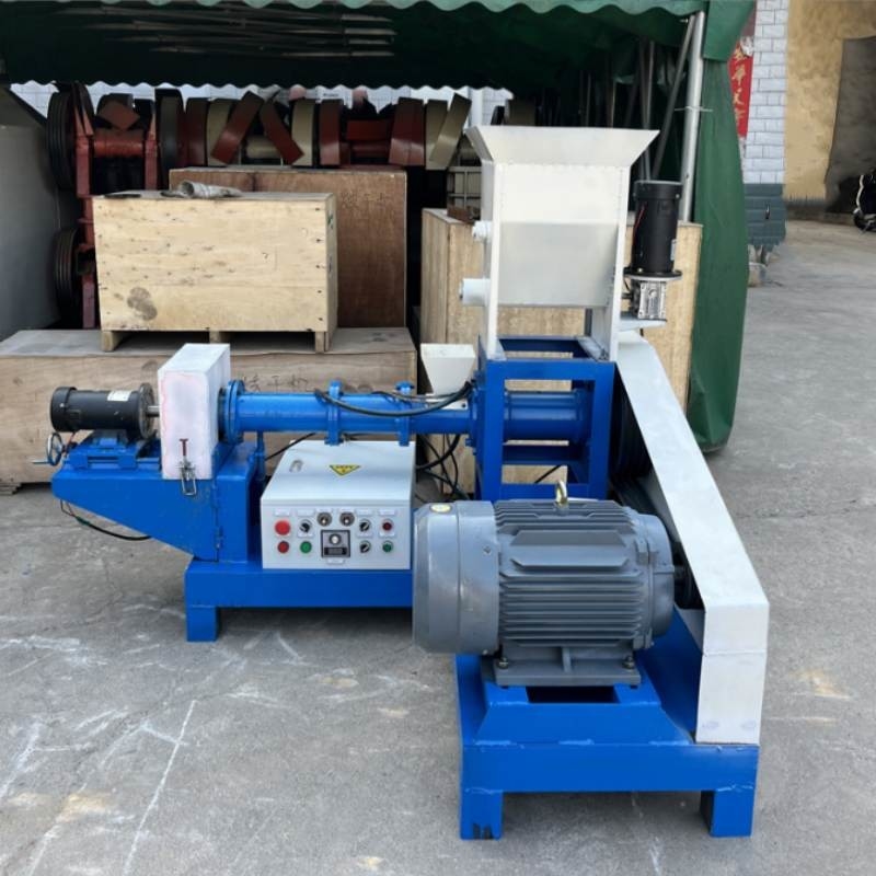 Estrusore di mangimi per pesci in acciaio al carbonio Strumento per la produzione di pellet per mangimi per pesci per gamberetti e per uccelli Macchina per pellet per pesci Macchina per mangimi per cani Strumento per la produzione di pellet per pesci