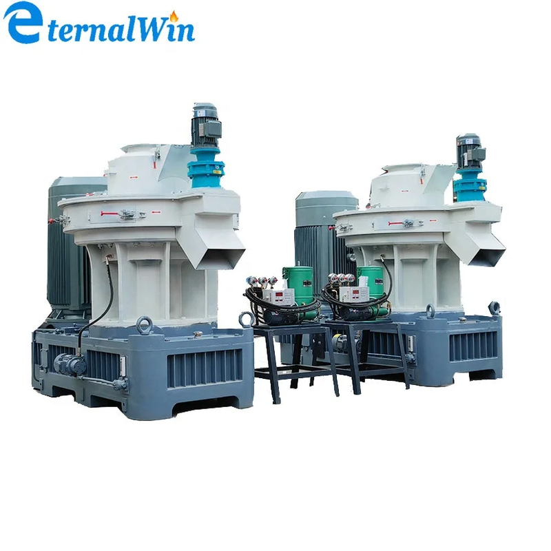 Linea di produzione di pellet di legno da 60-200kw Flat Die Pellet Mill and Roller Wearing Parts