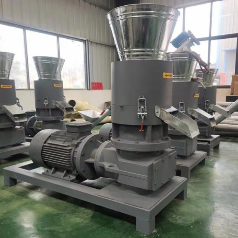 Customized 7.5KW Making Wood Pellet Biomass Pellet Machine Piccola pellet machine a biomassa macchina a pellet completamente automatica