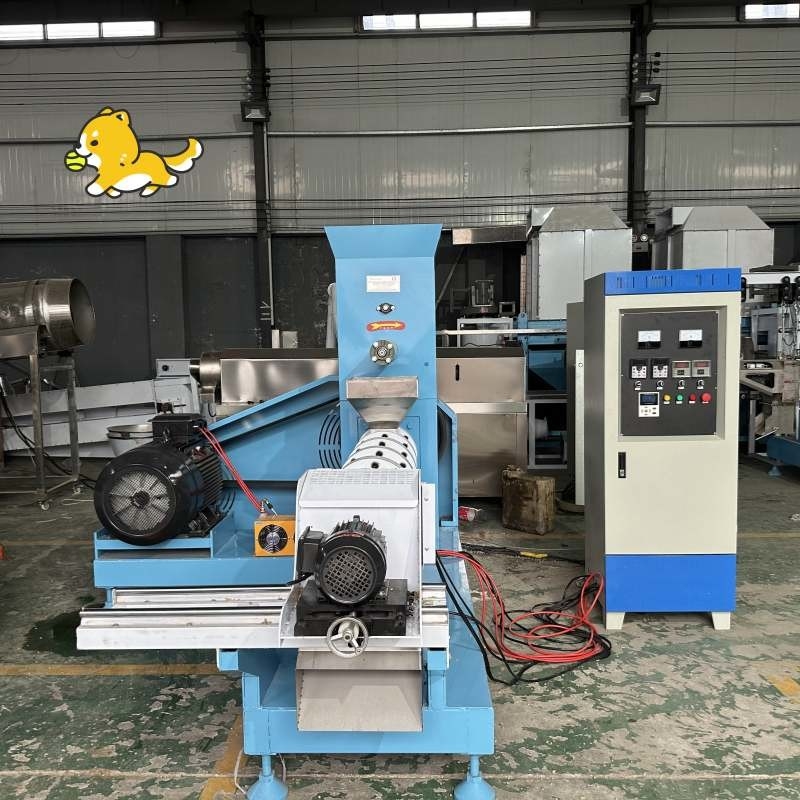 500-1000 kg estrusore per mangimi per cani con potenza da 5,5-132 kW per la produzione di alimenti per animali domestici