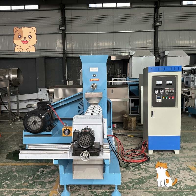 Estrusore per alimentatori per cani per la lavorazione di alimenti per animali domestici con e 220V/380V di tensione