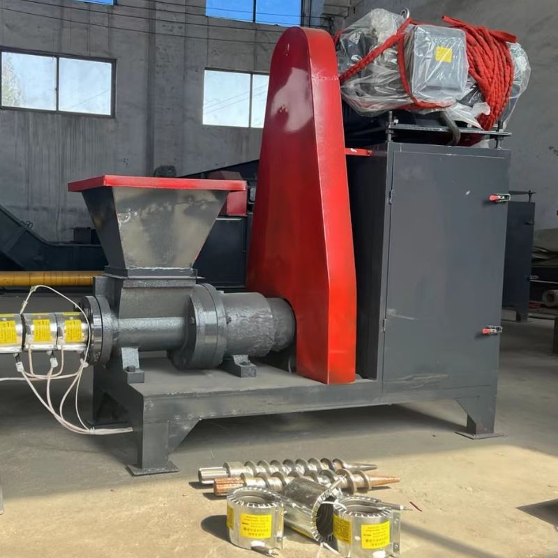 300-350 kg/h Capacità 22kw Potenza Biomassa Briquetting Machine con 24 mesi di garanzia per il carburante e il barbecue