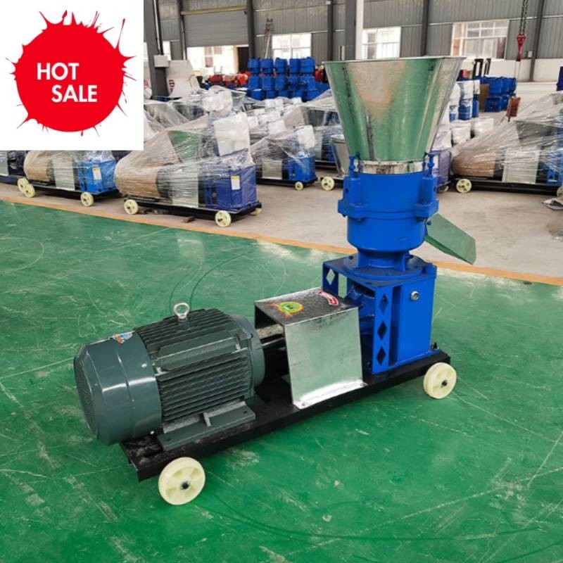 Macchina per il mulino a pellet modello 210 con potenza di 7,5/11 kW e sistema di lubrificazione automatico
