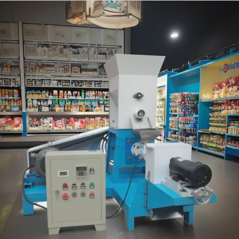 Macchine di estrussione automatiche in acciaio inossidabile Puff Corn Balls Snacks Diesel Energia elettrica utilizzata