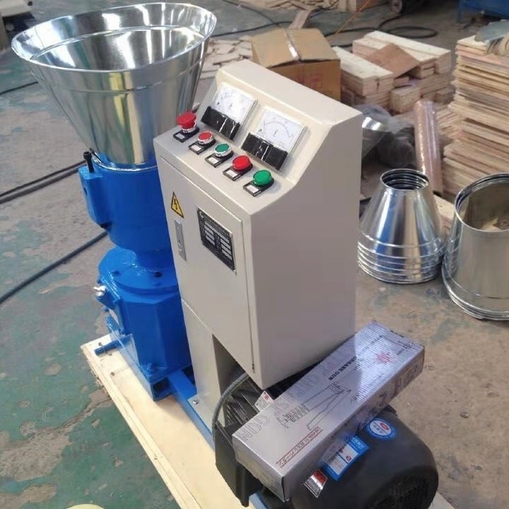 200-300 KG/h Capacità di mangime pellet Mill Machine Alta produttività di animali e uccelli mangime di trasformazione della macchina 7.5kw Motore