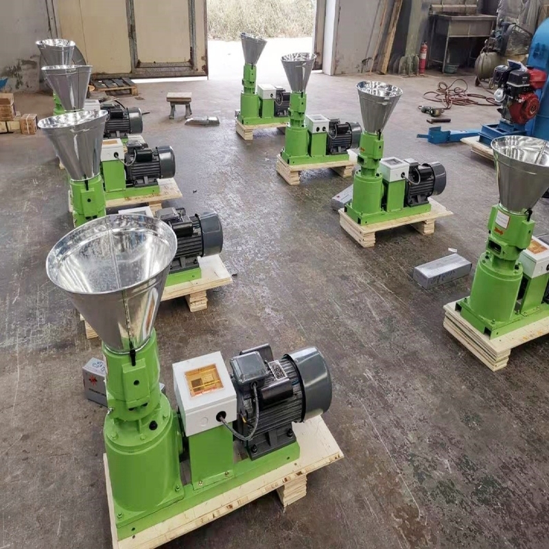 Macchina per la produzione di pellet per mangimi su piccola scala 4KW Motore Tipo elettrico Macchina per la produzione di mangimi per animali