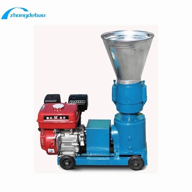 Potenza del motore diesel Tipo 10HP Macchina di lavorazione di pellet per mangimi 90-120kg/h di potenza Macchina di produzione di pellet per mangimi