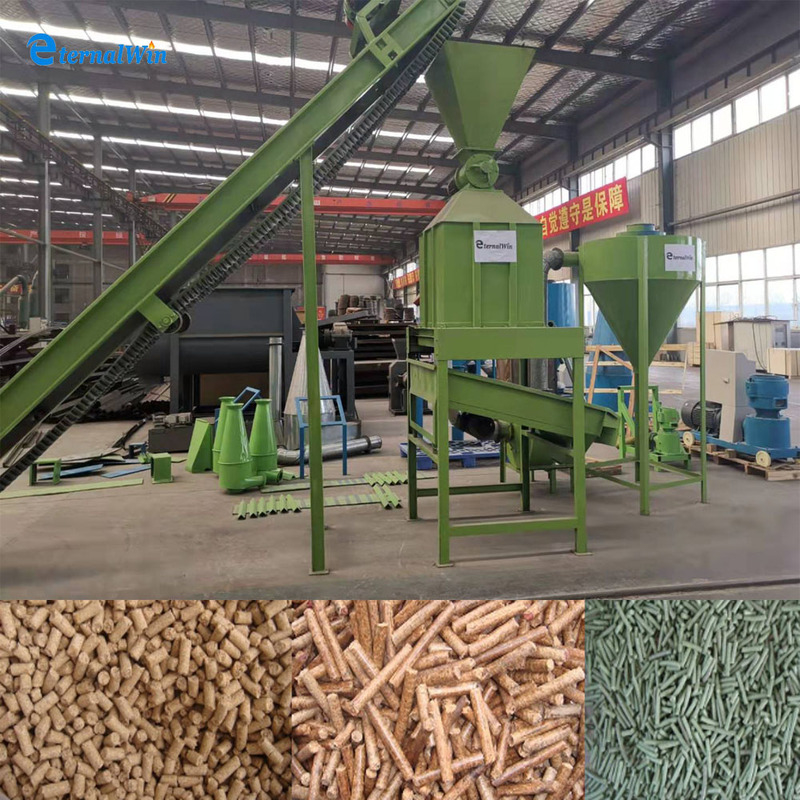 Mulino per Pellet di Cereali Tipo Piastra/Anello Linea di Produzione di Pellet per Mangimi Animali con Guida all'Installazione dell'Ingegnere