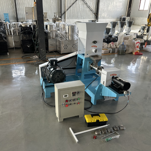 Sistema avanzato di insaccamento automatico per la produzione di mangime in pellet per animali, dimensione finale del pellet 1-12mm