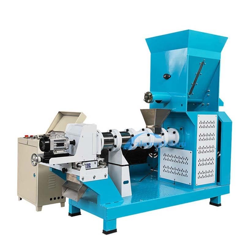 Macchina per l'estrusione di mangime per cani e animali domestici da 500KG/H, linea di produzione di mangime per pesci galleggiante per impianti di produzione di pellet
