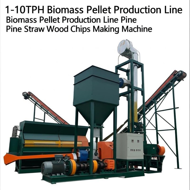 1-10TPH Biomass Pellet Production Line
Linea di produzione di pellet di biomassa
Macchina per la produzione di pezzetti di legno di paglia di pino