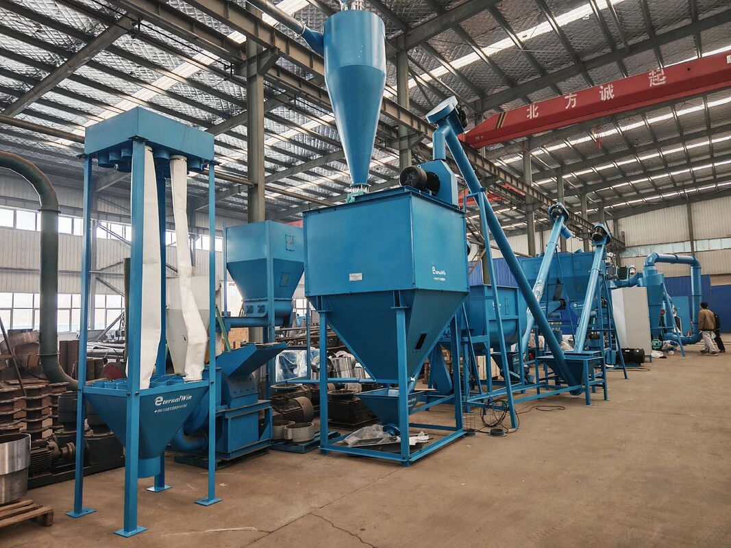 Linea di pelletizzazione personalizzabile per mangimi per animali con installazione guidata da ingegnere e alimentazione elettrica a 380V/50Hz/3fase