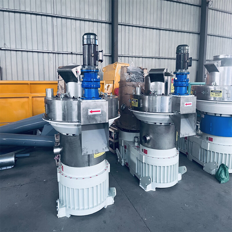 High Efficiency Vertical Ring Die Pellet Mill for Biomass with Vertical Feeding and Energy Saving Design