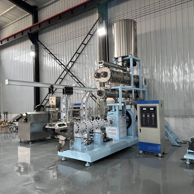 500 kg/h Extruder per alimentazione a doppia vite di tipo umido