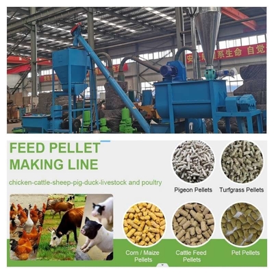 CE 3000 kg/h Livello di produzione di pellet per mangimi per pollame