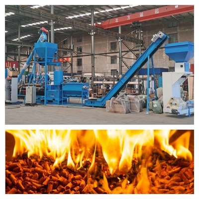 alta densità di legno della macchina della pallina dello spreco di Chip Pellet Machine 1-2tph di legno di 6-12mm