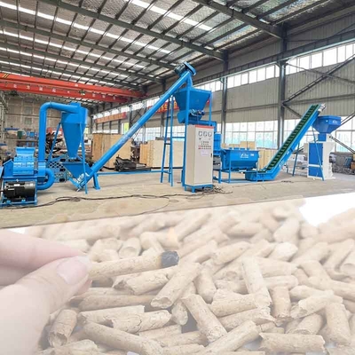 Linea di produzione della pallina della biomassa del bruciatore della stufa fabbrica di legno della pallina di 6mm