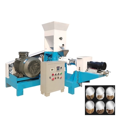 200-250 kg/h Estrusore elettrico per mangimi per pesci a secco con 6 stampi
