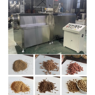 Pallina di galleggiamento dell'alimentazione del pesce dell'OEM 0.8-12mm che fa l'espulsore del cibo per cani dell'animale domestico della macchina