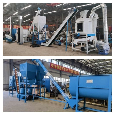 mulino elettrico della pallina dell'alimentazione del coniglio del mulino 300-400kg/H della pallina dell'alimentazione 30kw per l'alimentazione del pollame