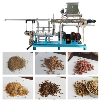Tipo bagnato linea di galleggiamento dell'alimentazione del pesce della macchina dell'alimentazione del pesce dell'espulsore dell'alimentazione della vite del gemello