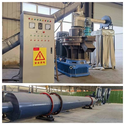 pallina della segatura 1.5-2t/H che rende a biomassa della macchina Ring Die Pellet Machine verticale
