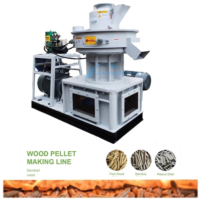 Macchina di modello 1000kg/H Ring Die Pellet Mill Biomass verticale di 450 Wood Pellet Mill