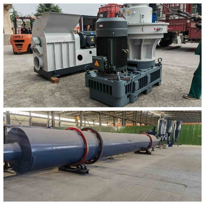 segatura di legno Ring Die Pellet Machine verticale del creatore della pallina della biomassa 3-5t/H