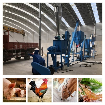 pallina dell'alimento animale 30kw che rende a macchina il mulino basso della pallina dell'alimentazione del bestiame dell'azienda agricola di manutenzione