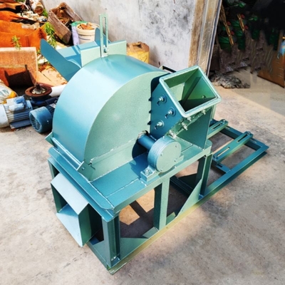 1-3T 37KW Frantumatore di rifiuti di legno Frangia di legno Biomassa Particella di corteccia Frantumatore di polvere da segatura