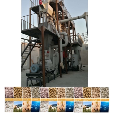Linea di produzione di pellet per mangimi da 1 a 12 mm