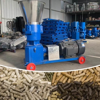 500 kg Macchina per la produzione di pellet per mangimi per animali Macchina per la produzione di mangimi per polli per bovini