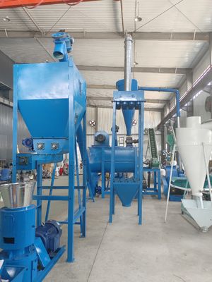 Linea di pelletizzazione personalizzabile per mangimi per animali con installazione guidata da ingegnere e alimentazione elettrica a 380V/50Hz/3fase