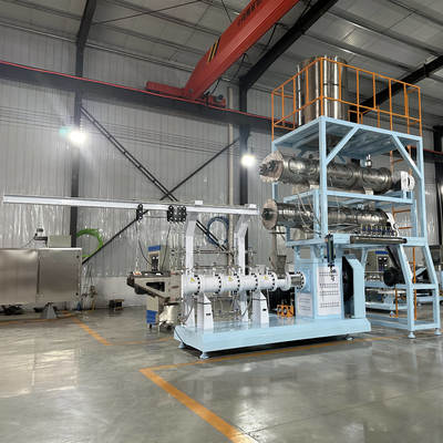 Custom Capacity Twin Screw Wet Feed Extruder for Fish & Pet Food Processing Line