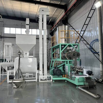 Linea di estrusione multifunzionale a doppia vite singola per mangimi 500 kg/H-10T/H Capacità per la produzione di mangimi per pesci e mangimi per animali domestici con costruzione in acciaio inossidabile